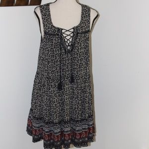 American Eagle, sleeveless Bohemian dress...